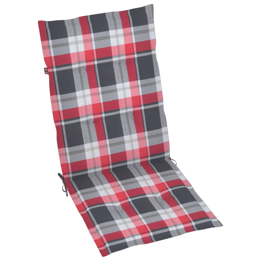 Chaises pliables de jardin avec coussins lot de 8 Bois d'acacia - 7