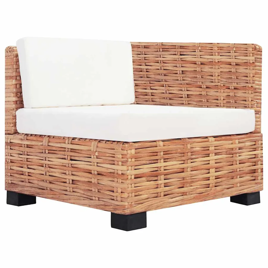 Ensemble de canapés 14 pcs Rotin naturel - 4