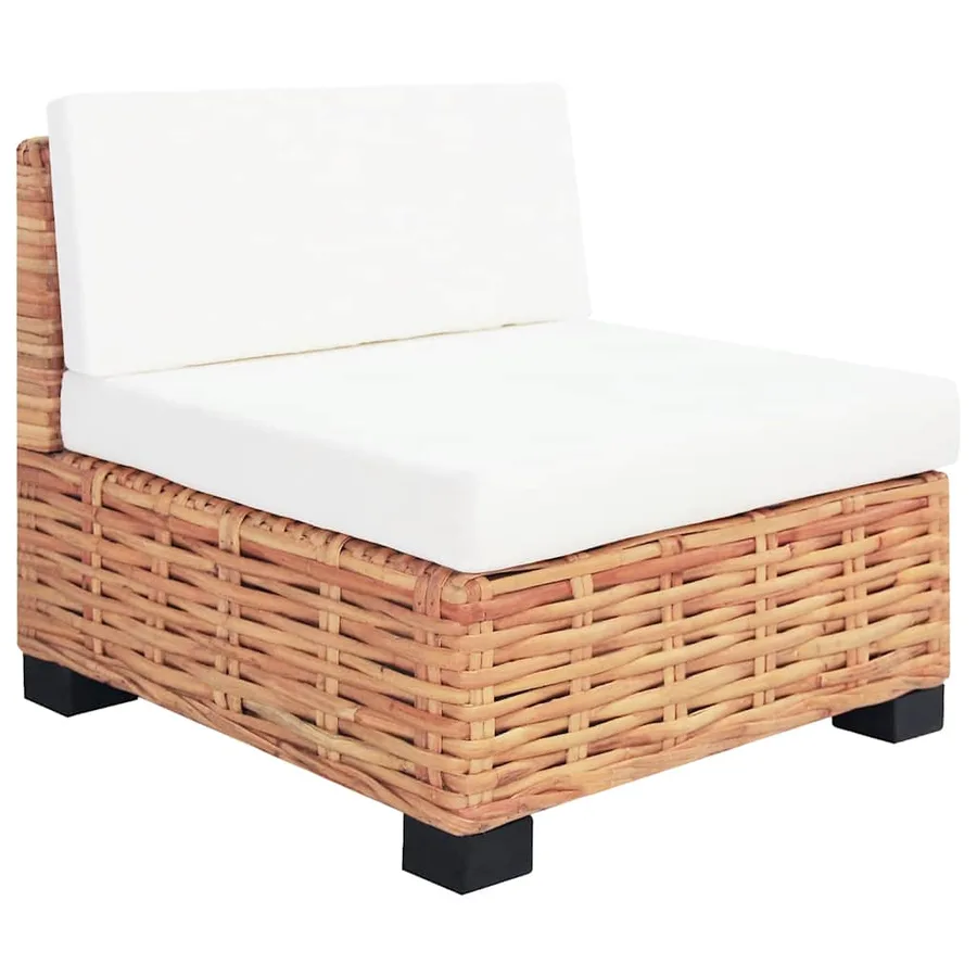 Ensemble de canapés 14 pcs Rotin naturel - 5