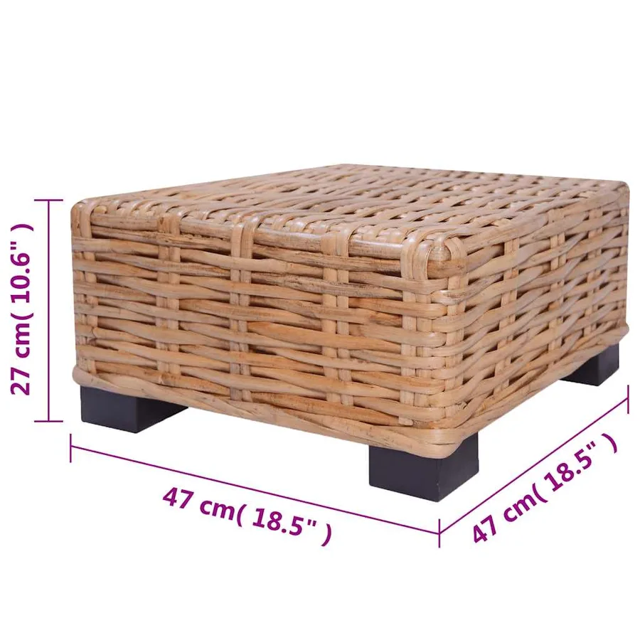 Ensemble de canapés 18 pcs Rotin naturel - 13