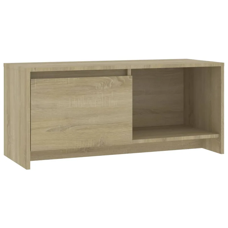 Meuble TV Chêne sonoma 90x35x40 cm Bois d'ingénierie - 2