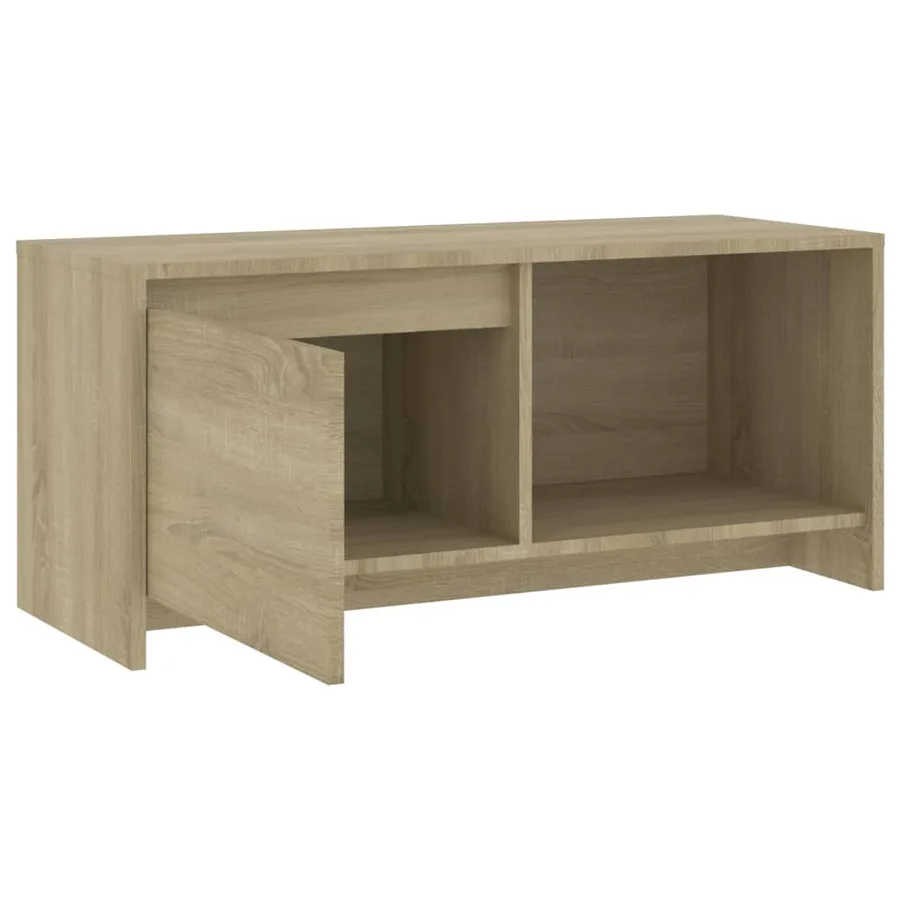 Meuble TV Chêne sonoma 90x35x40 cm Bois d'ingénierie - 7
