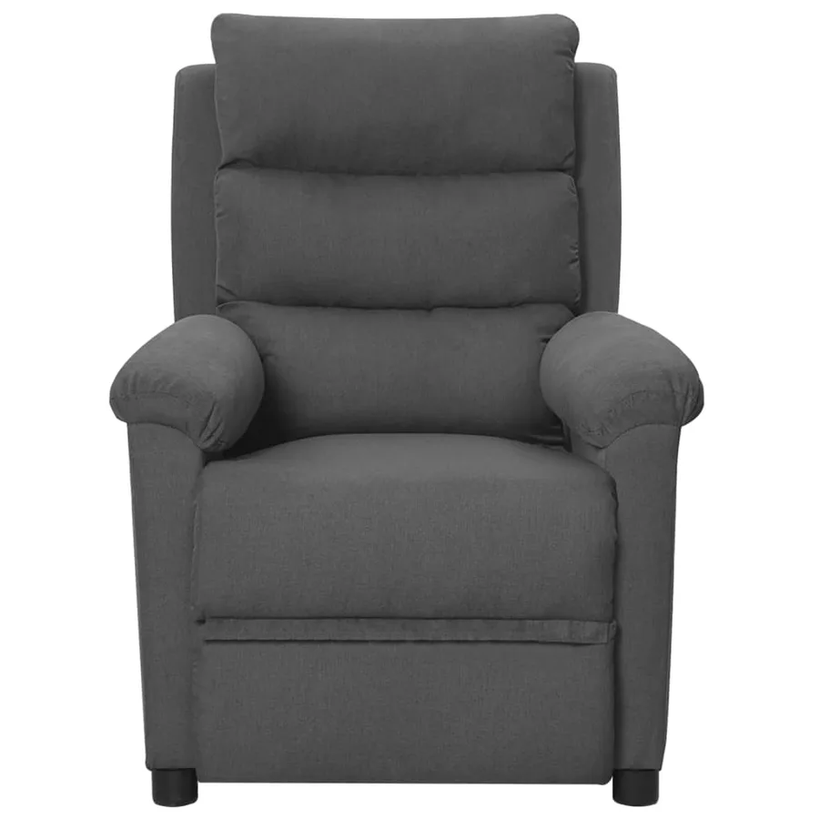 Fauteuil de massage Gris foncé Tissu - 2