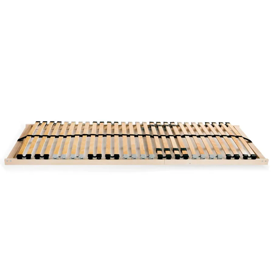 Sommier à lattes sans matelas avec 28 lattes 7 zones 70x200 cm - 2