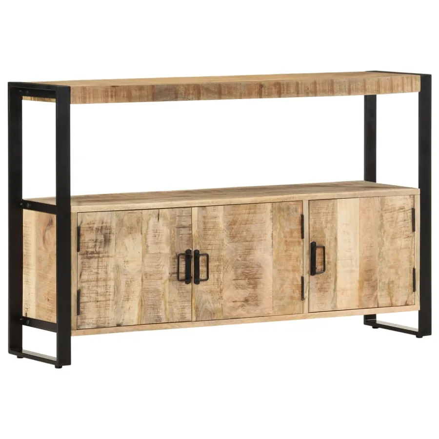 Armoire latérale 120x30x75 cm Bois de manguier solide