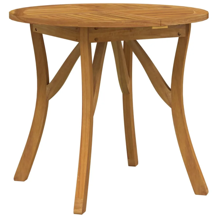 Table de jardin Ø 85 cm Bois d'acacia solide - 2