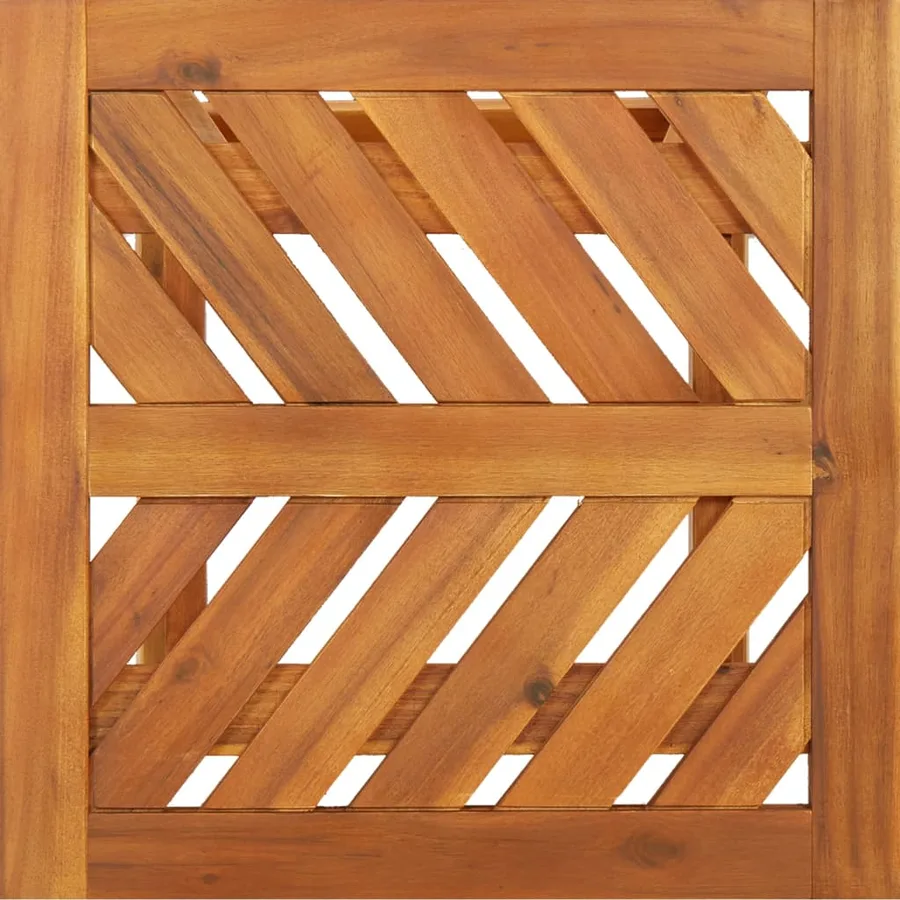 Table d'appoint 45x45x60 cm bois massif d'acacia - 6