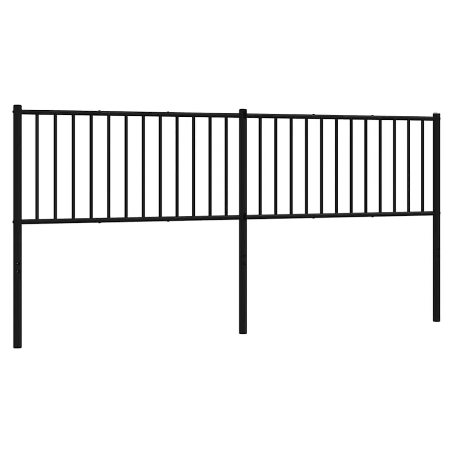 Tête de lit de remplacement métal noir 200 cm - 2