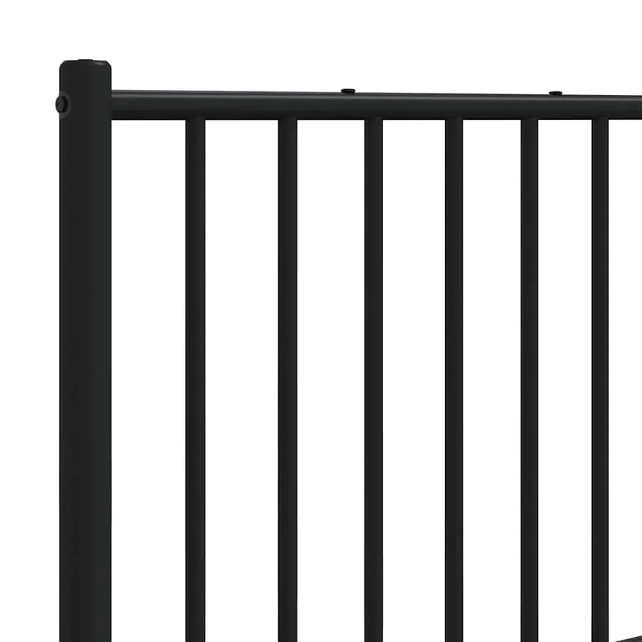 Tête de lit de remplacement métal noir 200 cm - 6