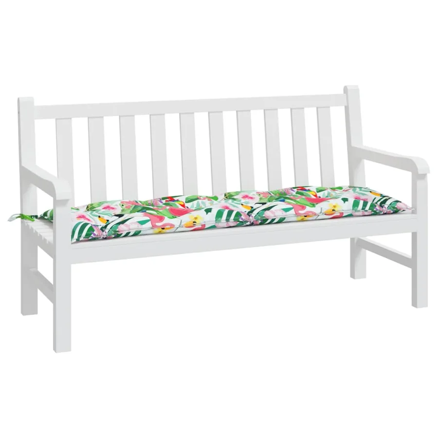 Coussin de banc de jardin multicolore 150x50x7 cm tissu oxford - 3