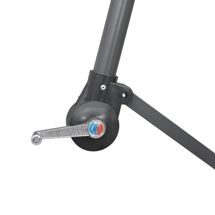Parasol suspendu avec poteau terre cuite 3 m - 5