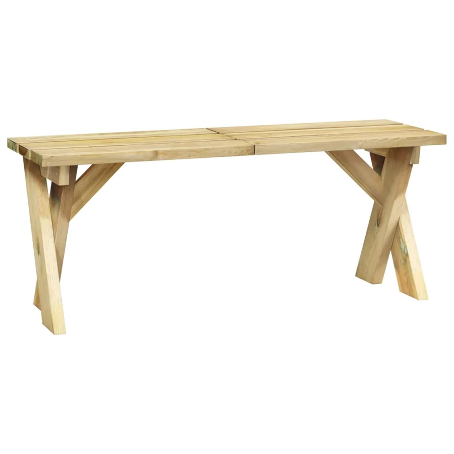 Banc de jardin 110 cm Bois de pin imprégné - 2