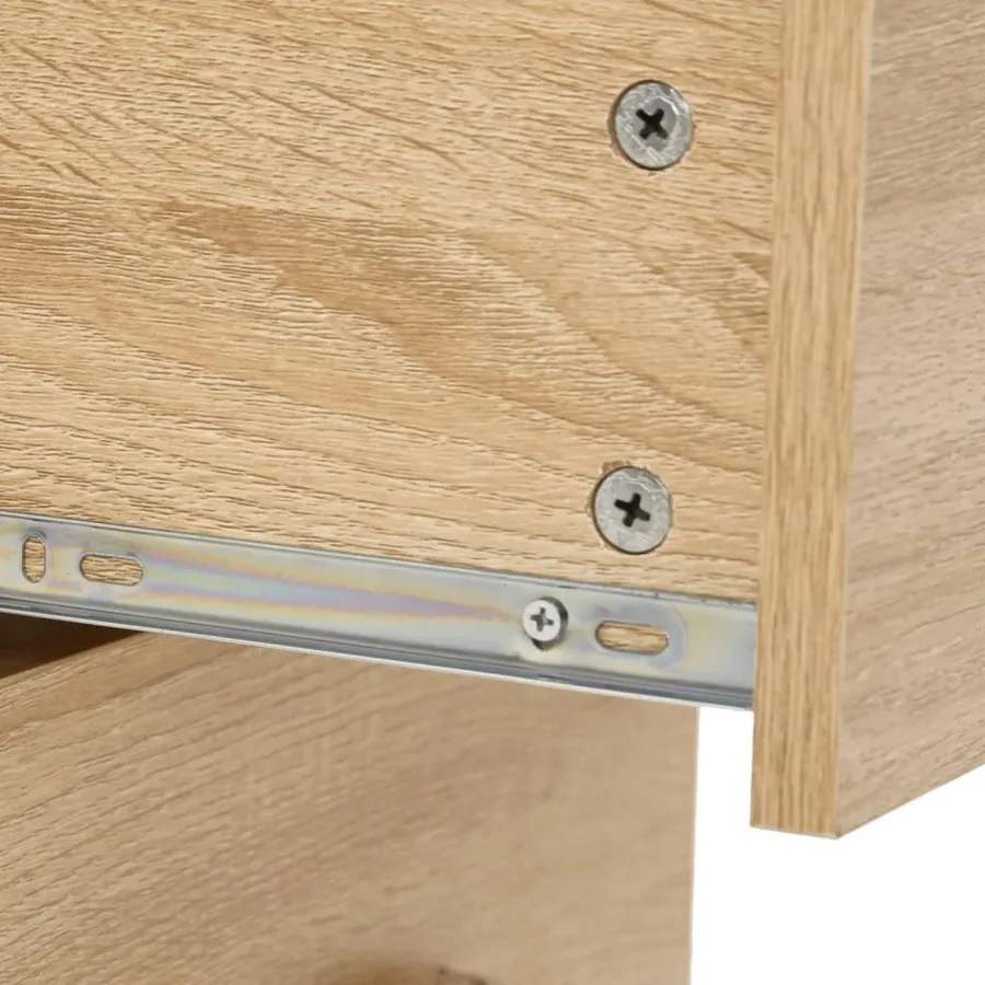 Ensemble de meubles salle de bain 7 pcs chêne bois d'ingénierie - 6