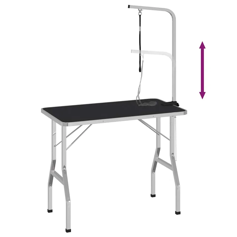 Table de toilettage réglable pour chiens avec 1 boucle - 7