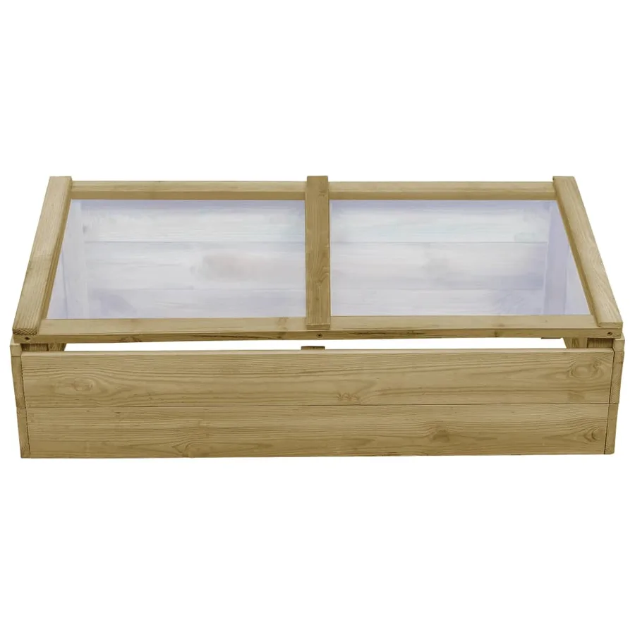 Serre Bois de pin imprégné 100x50x35 cm - 2