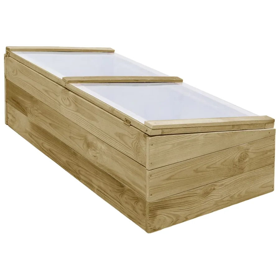 Serre Bois de pin imprégné 100x50x35 cm - 3