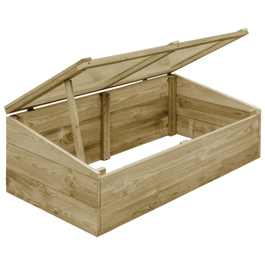 Serre Bois de pin imprégné 100x50x35 cm - 4