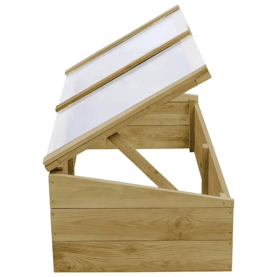 Serre Bois de pin imprégné 100x50x35 cm - 5