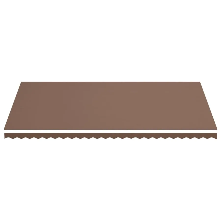 Tissu de remplacement pour auvent marron 6x3,5 m polyester - 3