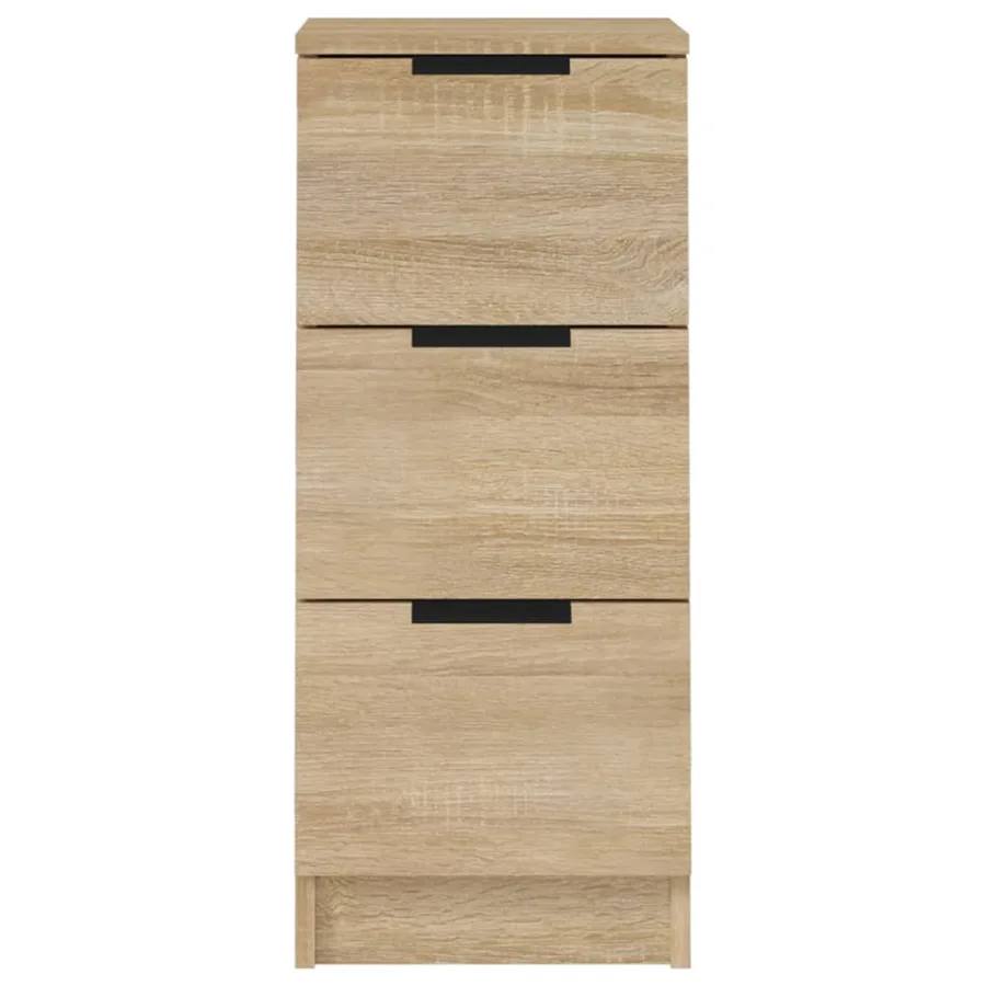Buffet Chêne sonoma 30x30x70 cm Bois d'ingénierie - 4