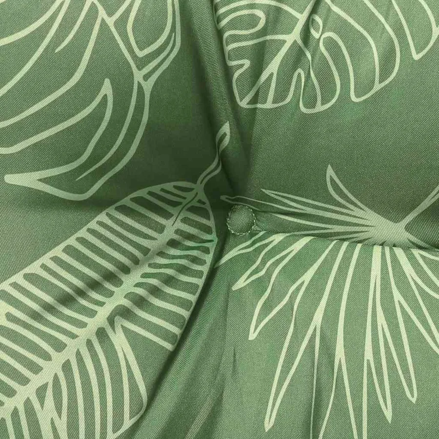 Coussins de banc jardin lot de 2 motif de feuilles tissu Oxford - 7