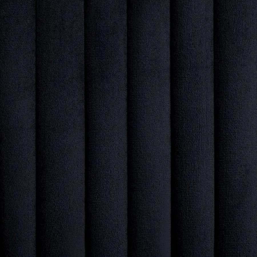 Chaises à manger lot de 4 Noir Velours - 7