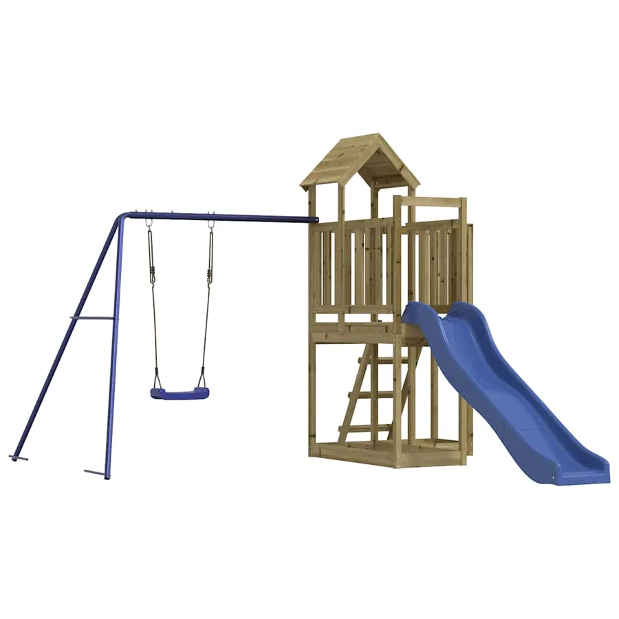 Aire de jeux d'extérieur bois de pin imprégné - 2
