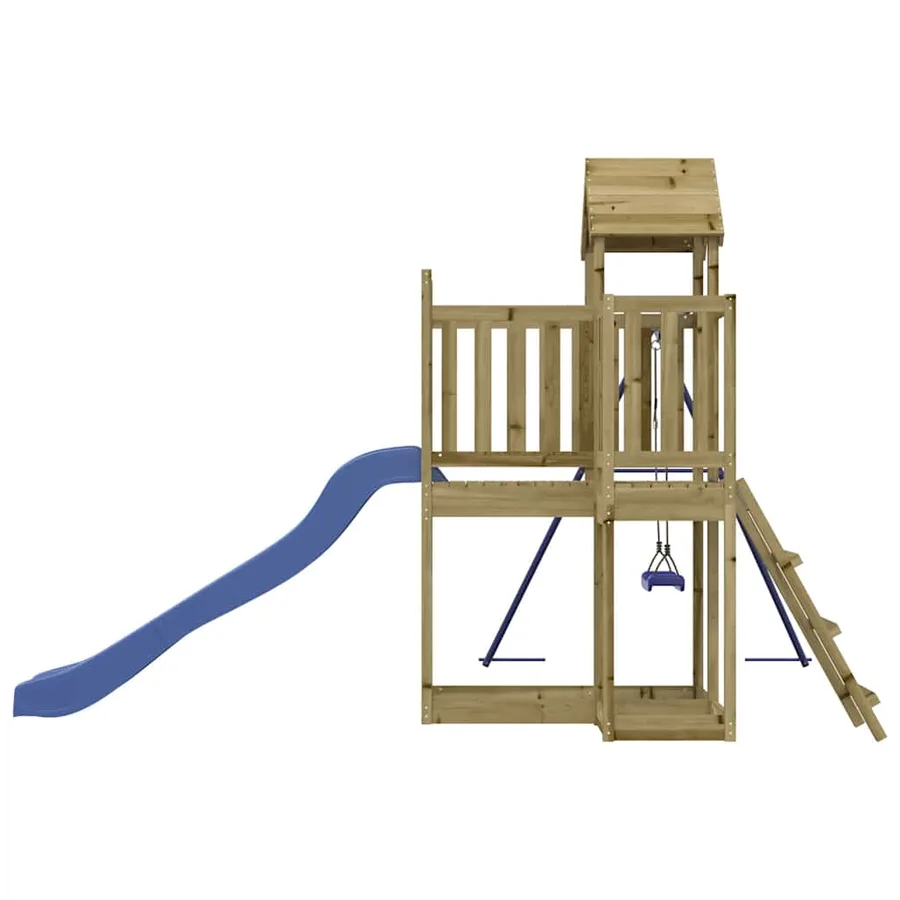 Aire de jeux d'extérieur bois de pin imprégné - 5