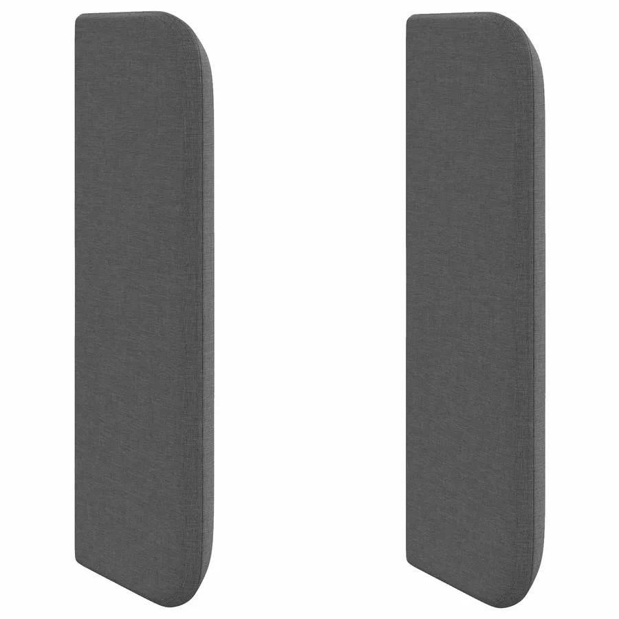 Oreille de tête de lit Gris Foncé 40,5 x 40,5 x 4 cm tissu - 2