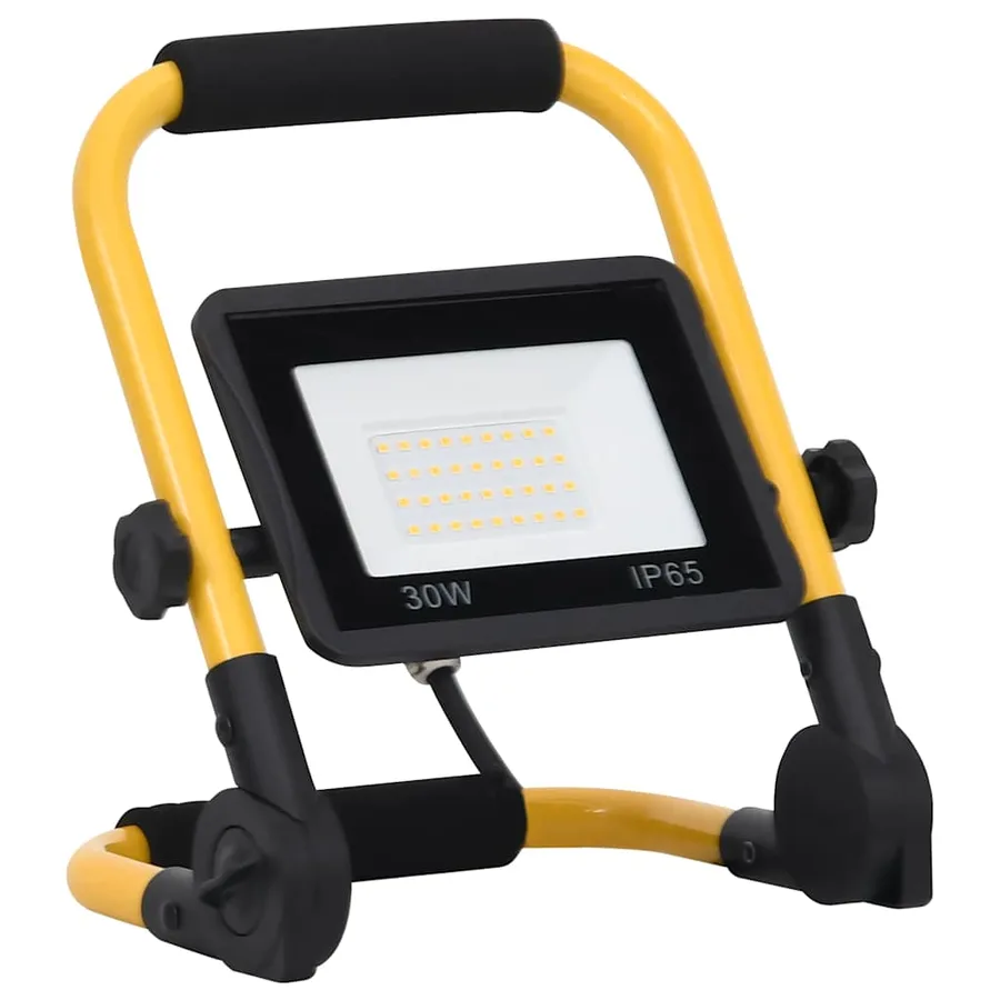 Projecteur à LED avec poignée 30 W Blanc chaud - 5