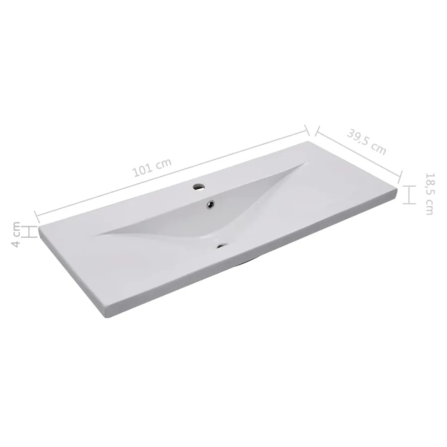 Armoire d'évier avec lavabo intégré Gris béton Aggloméré - 13