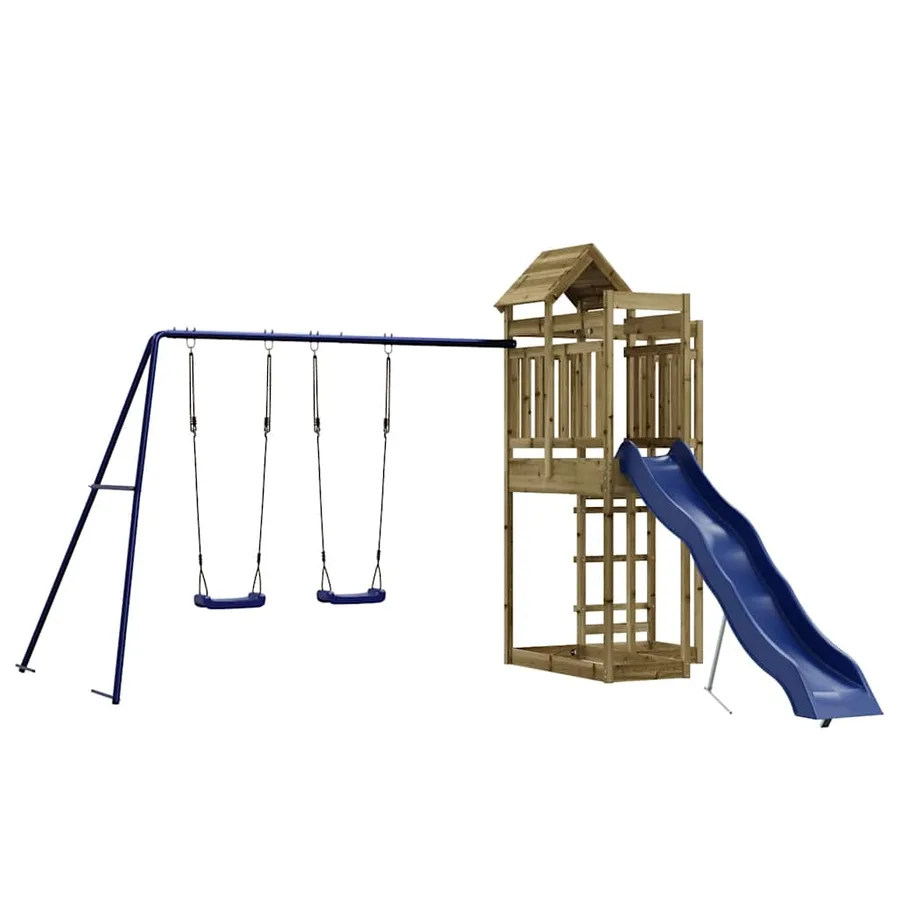 Aire de jeux d'extérieur bois de pin imprégné - 2