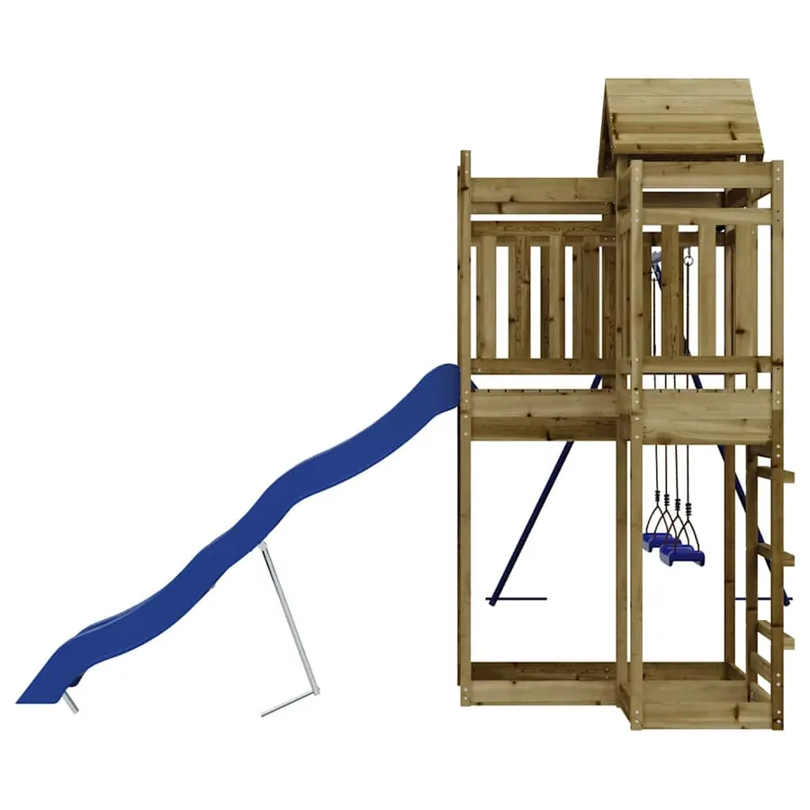 Aire de jeux d'extérieur bois de pin imprégné - 6