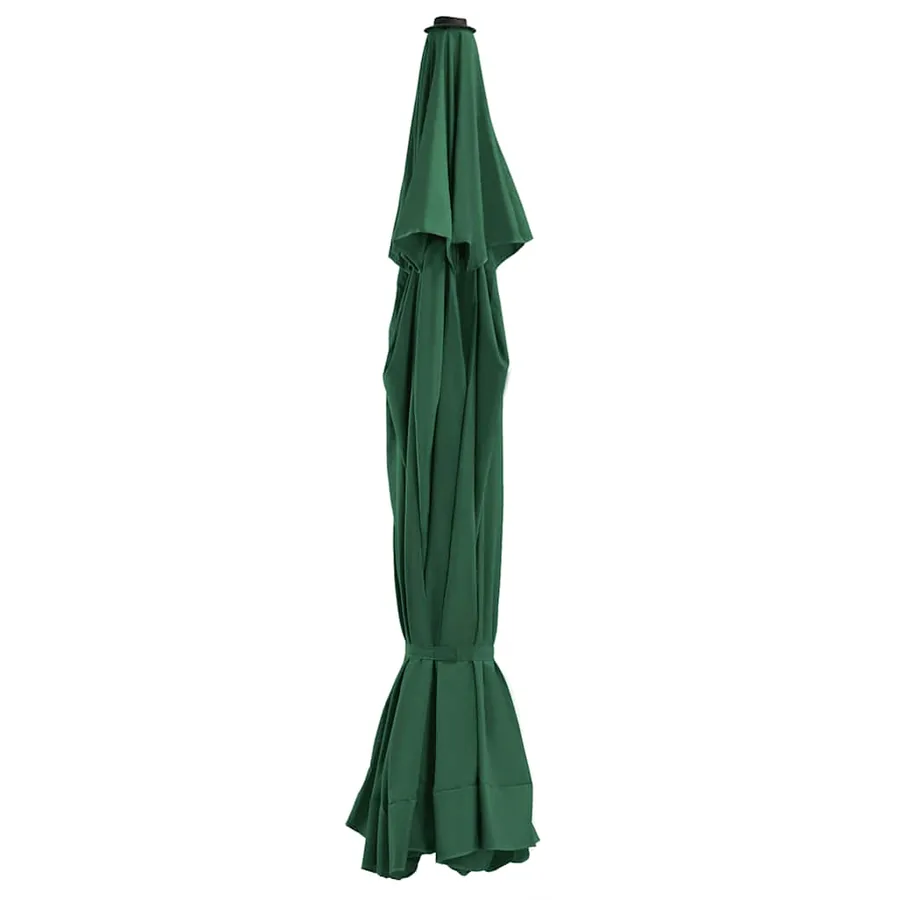 Tissu de remplacement pour parasol d'extérieur Vert 515 cm