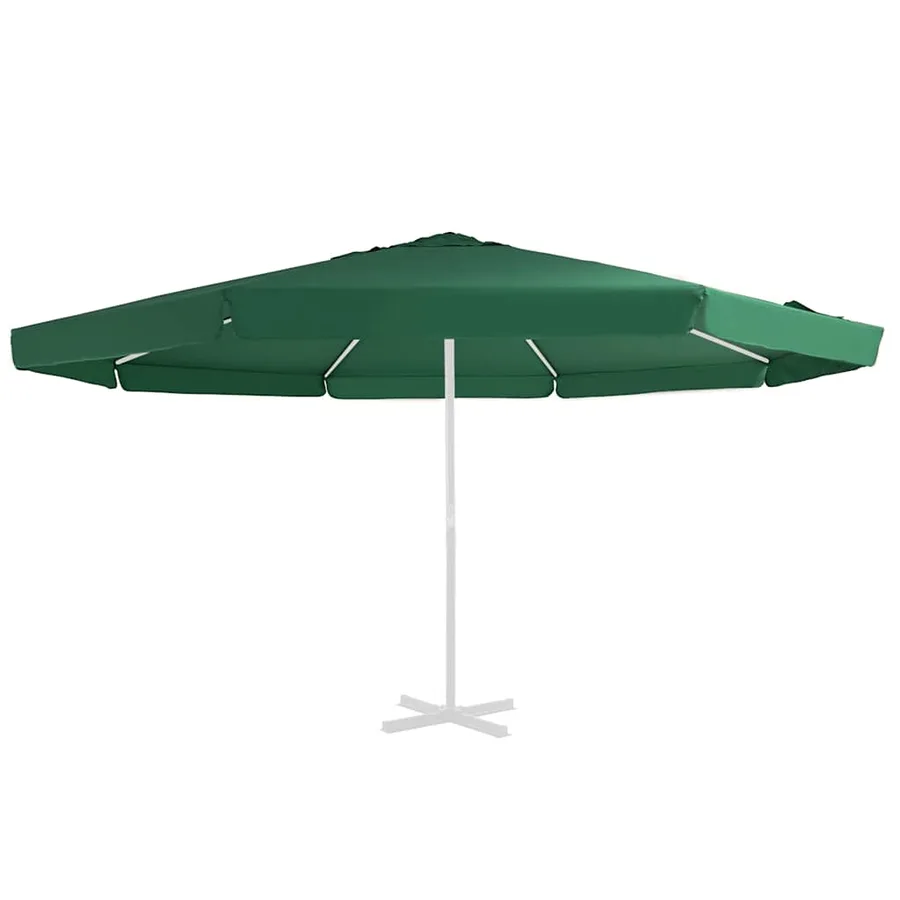 Tissu de remplacement pour parasol d'extérieur Vert 515 cm - 2