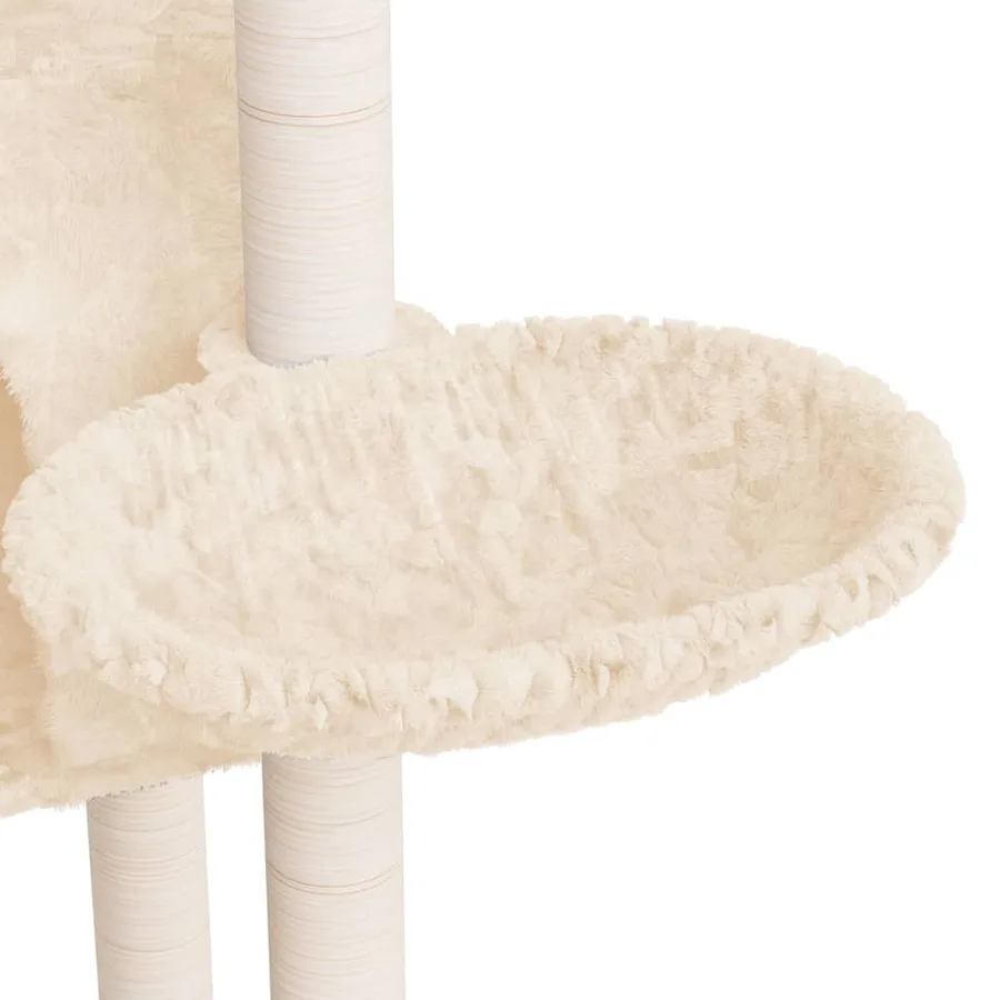 Arbre à chat avec griffoirs en sisal Crème 108,5 cm - 7