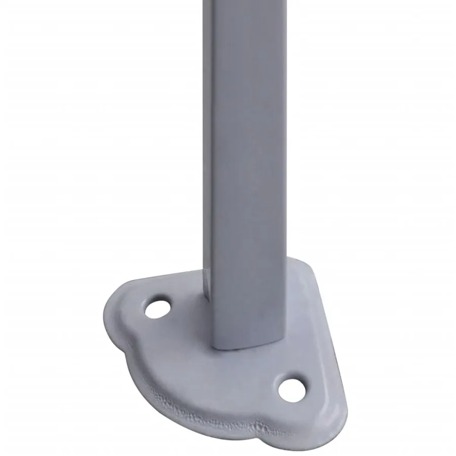 Tente de réception pliable avec 2 parois 2x2 m Acier Bleu - 5