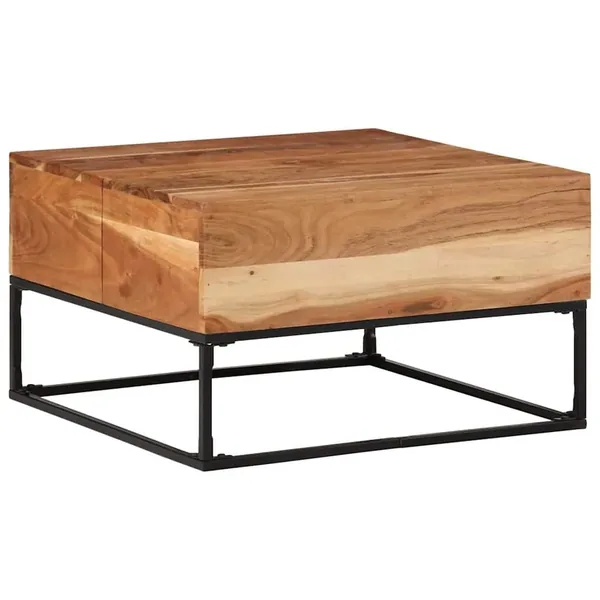 Table basse 68x68x41 cm Bois d'acacia solide