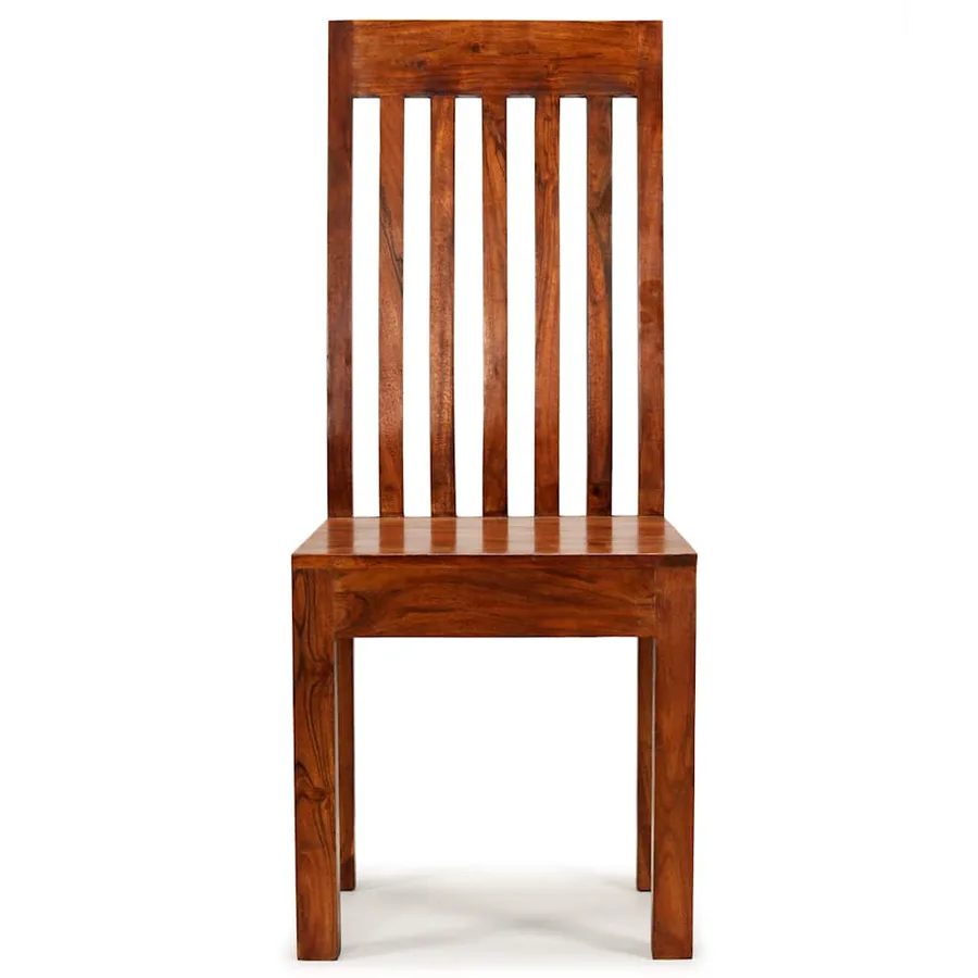 Chaises à manger lot de 6 bois massif moderne - 3