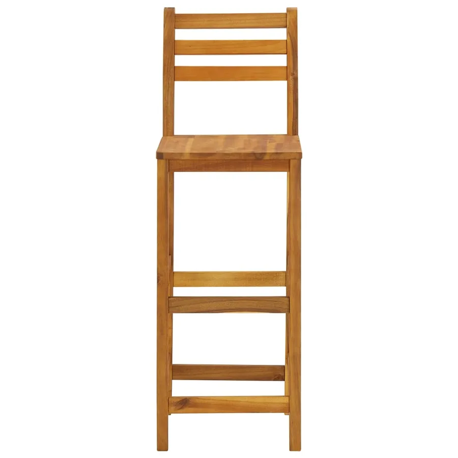 Ensemble de bar de jardin 3 pcs Bois d'acacia solide - 10