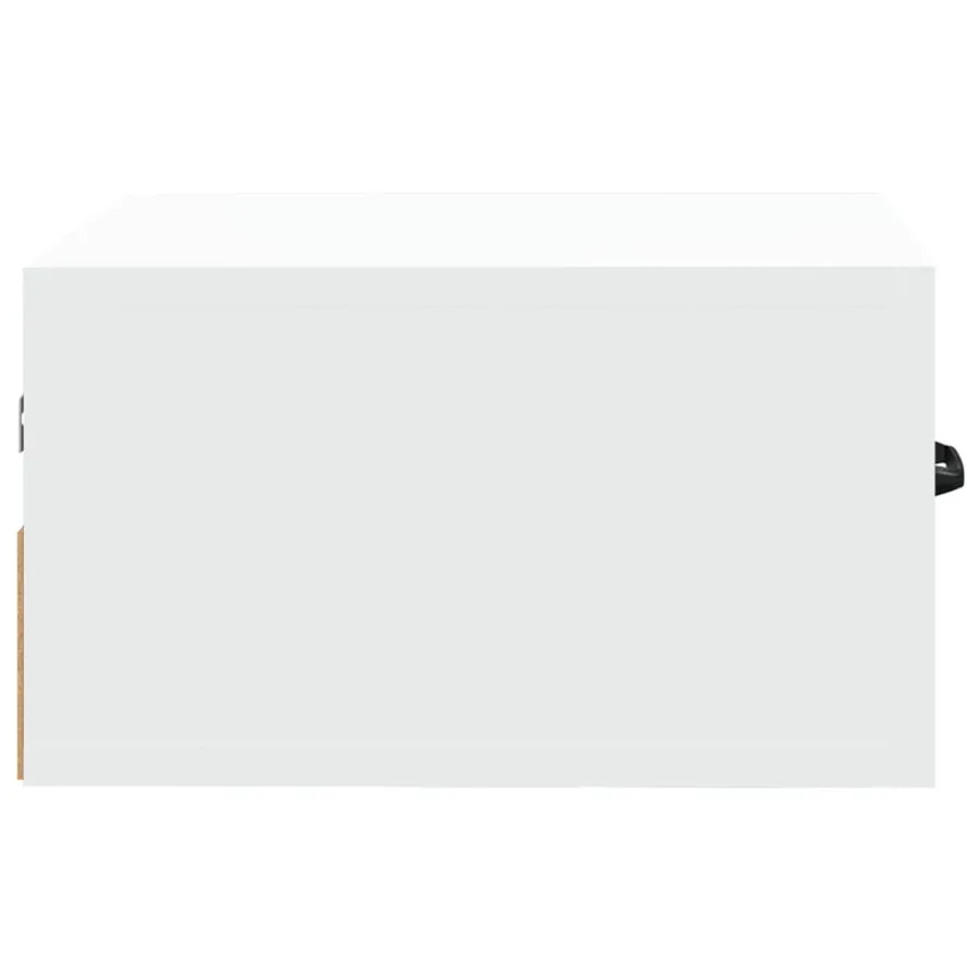 Tables de chevet murales 2 pcs blanc 35x35x20 cm - 7
