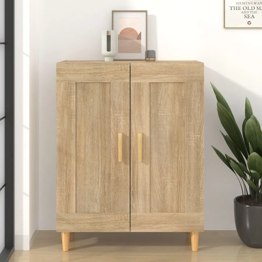 Buffet Chêne sonoma 69,5x34x90 cm Bois d'ingénierie