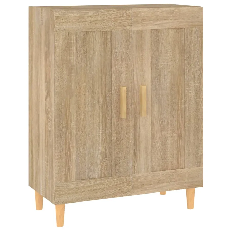 Buffet Chêne sonoma 69,5x34x90 cm Bois d'ingénierie - 2