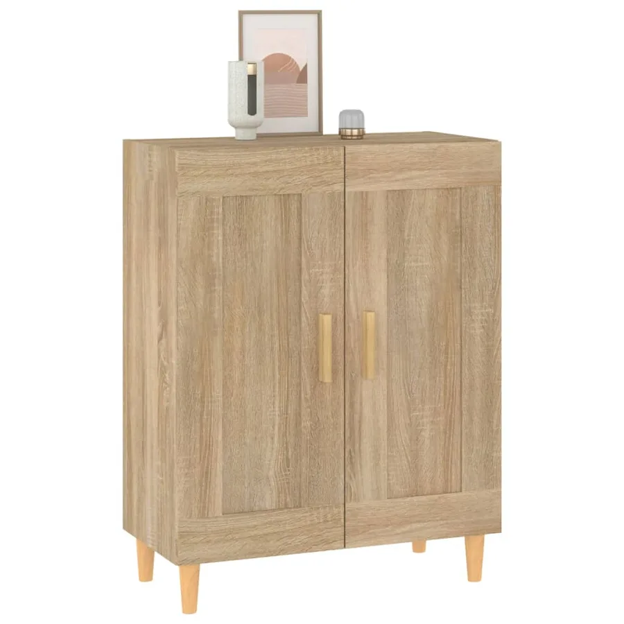 Buffet Chêne sonoma 69,5x34x90 cm Bois d'ingénierie - 5