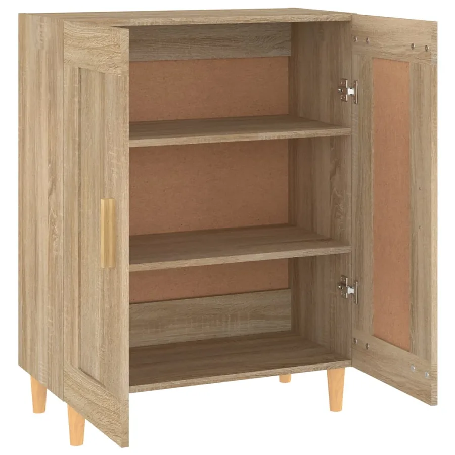 Buffet Chêne sonoma 69,5x34x90 cm Bois d'ingénierie - 6