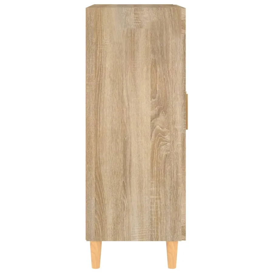 Buffet Chêne sonoma 69,5x34x90 cm Bois d'ingénierie - 8