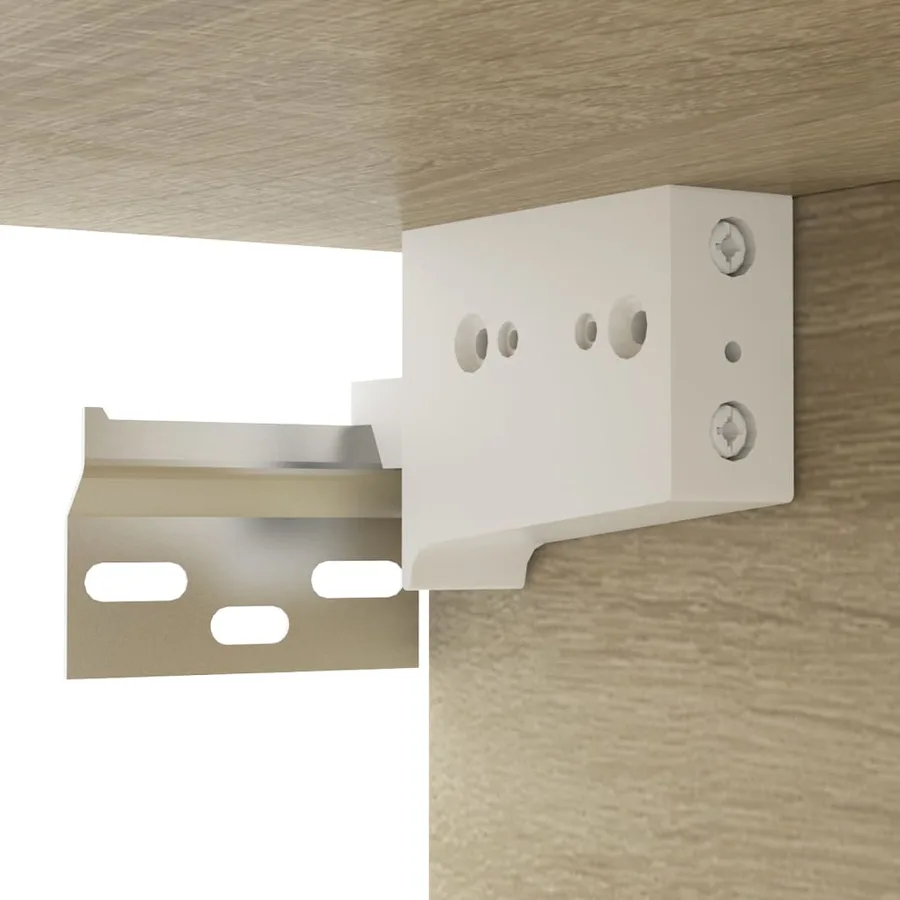 Meuble TV mural Chêne sonoma 102x35x35 cm Bois d’ingénierie - 6