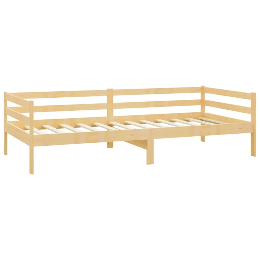 Lit de jour sans matelas bois de pin massif 90x200 cm - 5