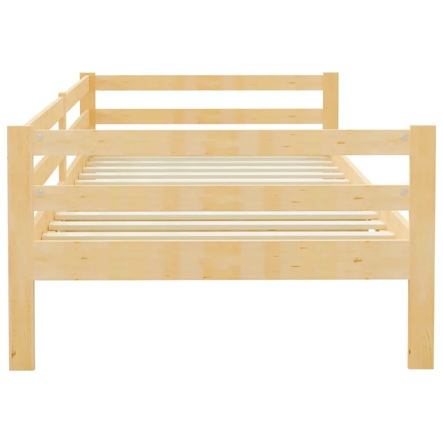 Lit de jour sans matelas bois de pin massif 90x200 cm - 6