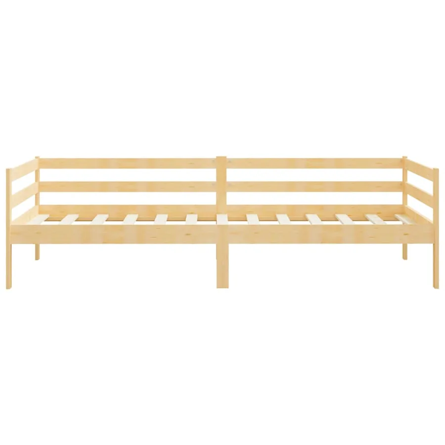 Lit de jour sans matelas bois de pin massif 90x200 cm - 7